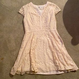White/ cream lace dress